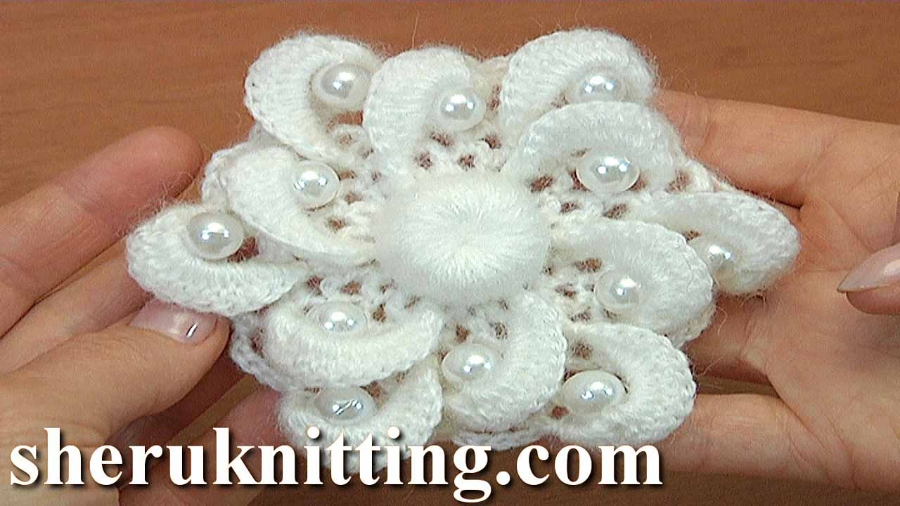 Como Fazer Flor de Crochê com Camadas
