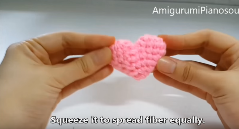 Como Fazer Coração de Crochê Fácil