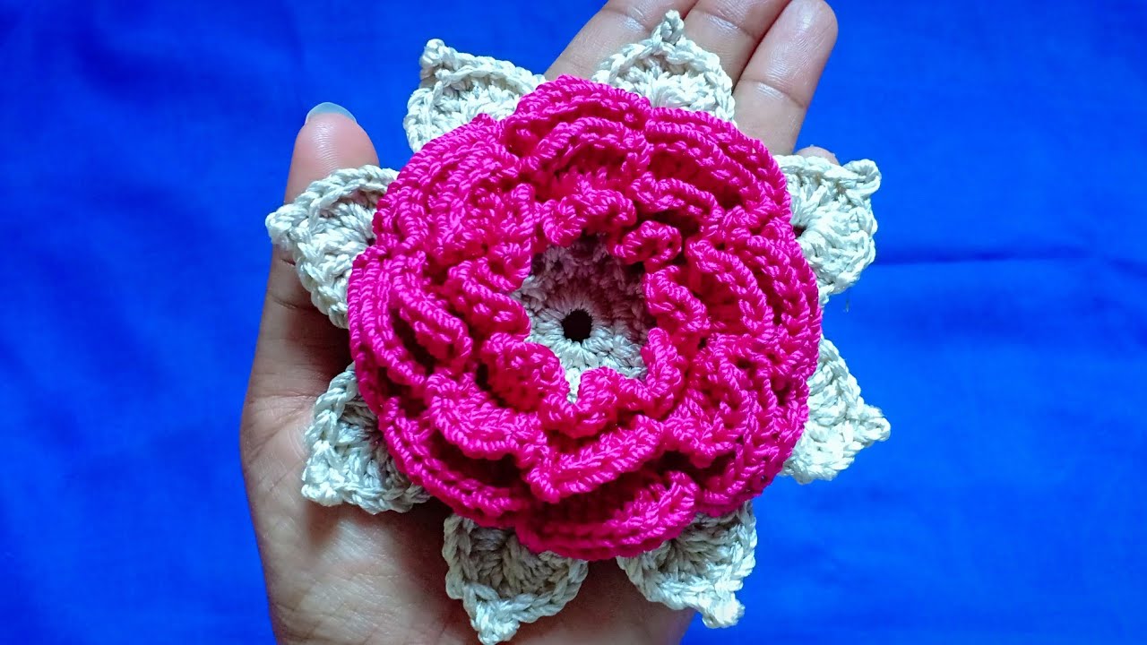 Como Fazer Flor de Crochê Charme