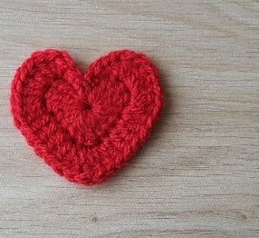 Coração de Crochê Simples